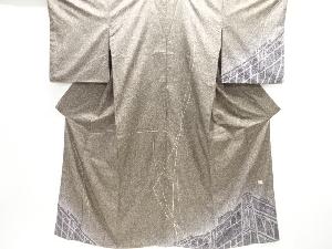 作家物　枝蕾模様本場大島紬訪問着